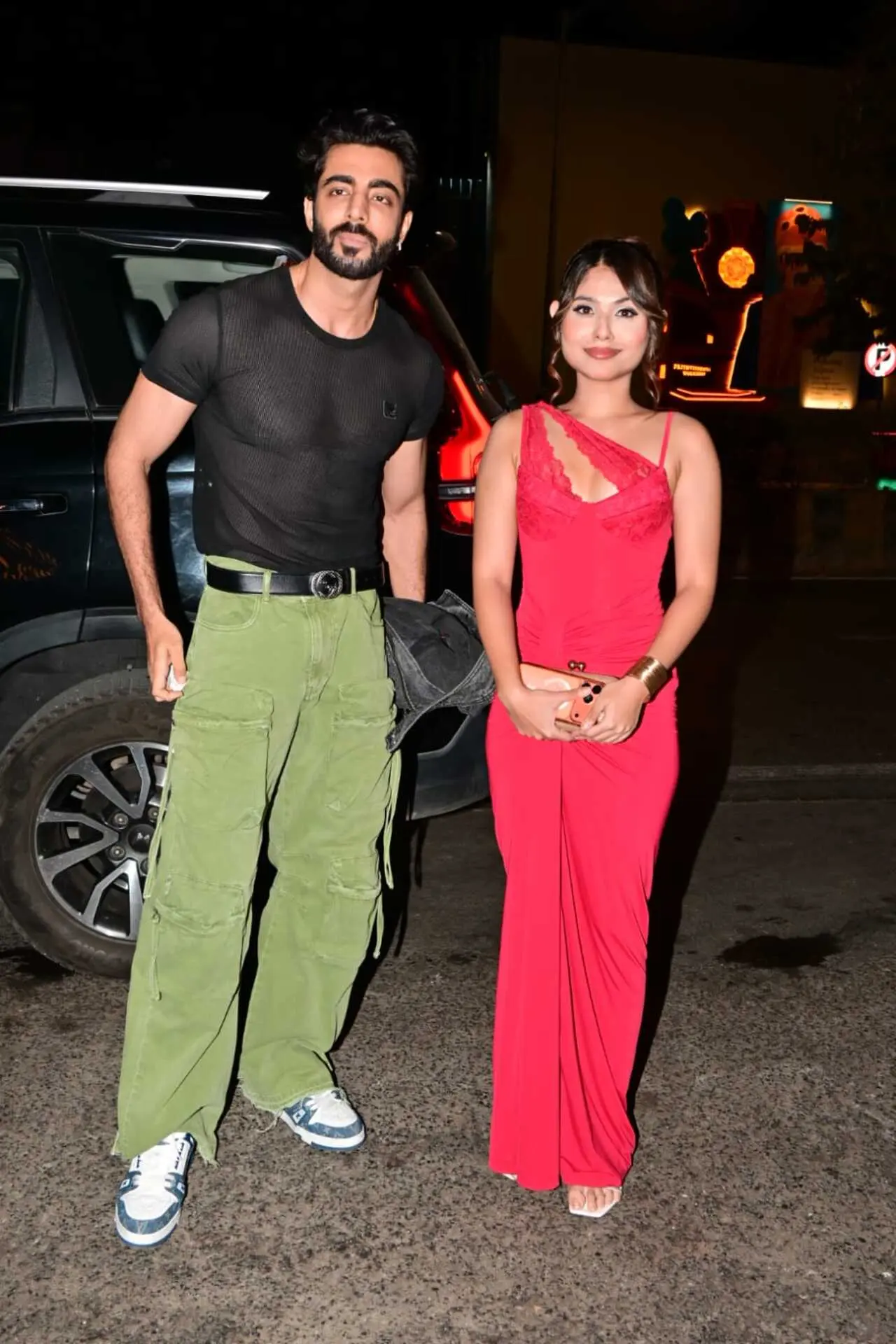 Television actor Kushal Ahuja was spotted in the city after a party with friend. he looked dapped in sheer black t-shirt and olive green pants. Television actor Kushal Ahuja was spotted in the city after a party with friend. he looked dapped in sheer black t-shirt and olive green pants.